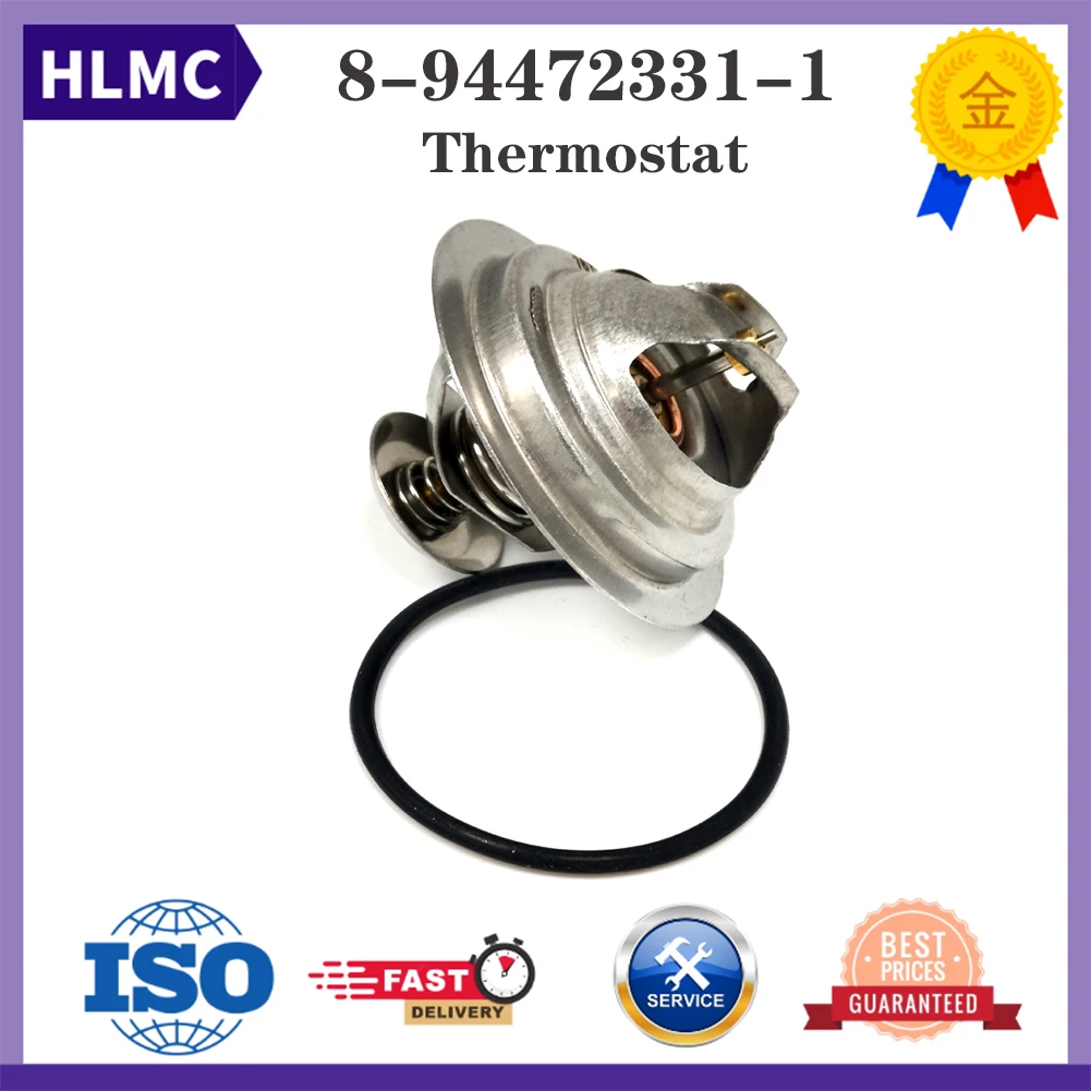 Thermostat 8-94472331-1 For Isuzu Hitachi NPR.4BE1 4BD1 Engine Kobelco SK120-3 SK120-5 5-13770030-1 5137700320 ADZ99202 47421