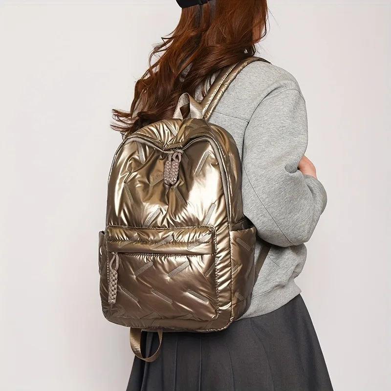 

1 шт. многослойная женская сумка через плечо, легкая нейлоновая модная дорожная сумка для путешествий, нейлоновая ткань первого выбора