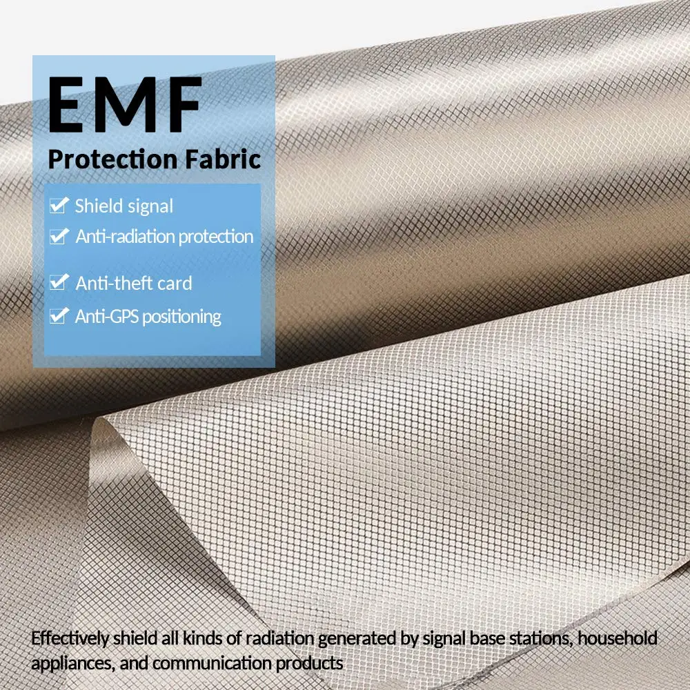 Anti Radiation And Anti Magnetic Lining Fabric For Body Health And Massage Shielding Signal Mat Fabric Protects EMF FromCellular