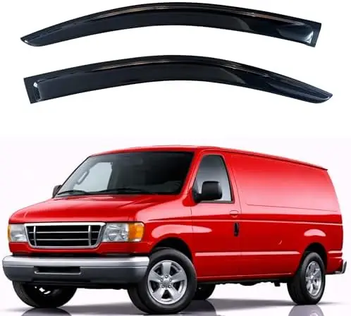 

Дефлекторы окон KPY для фургонов E-серии 1992-2006 гг. – Вставные ветровики, 2 шт.