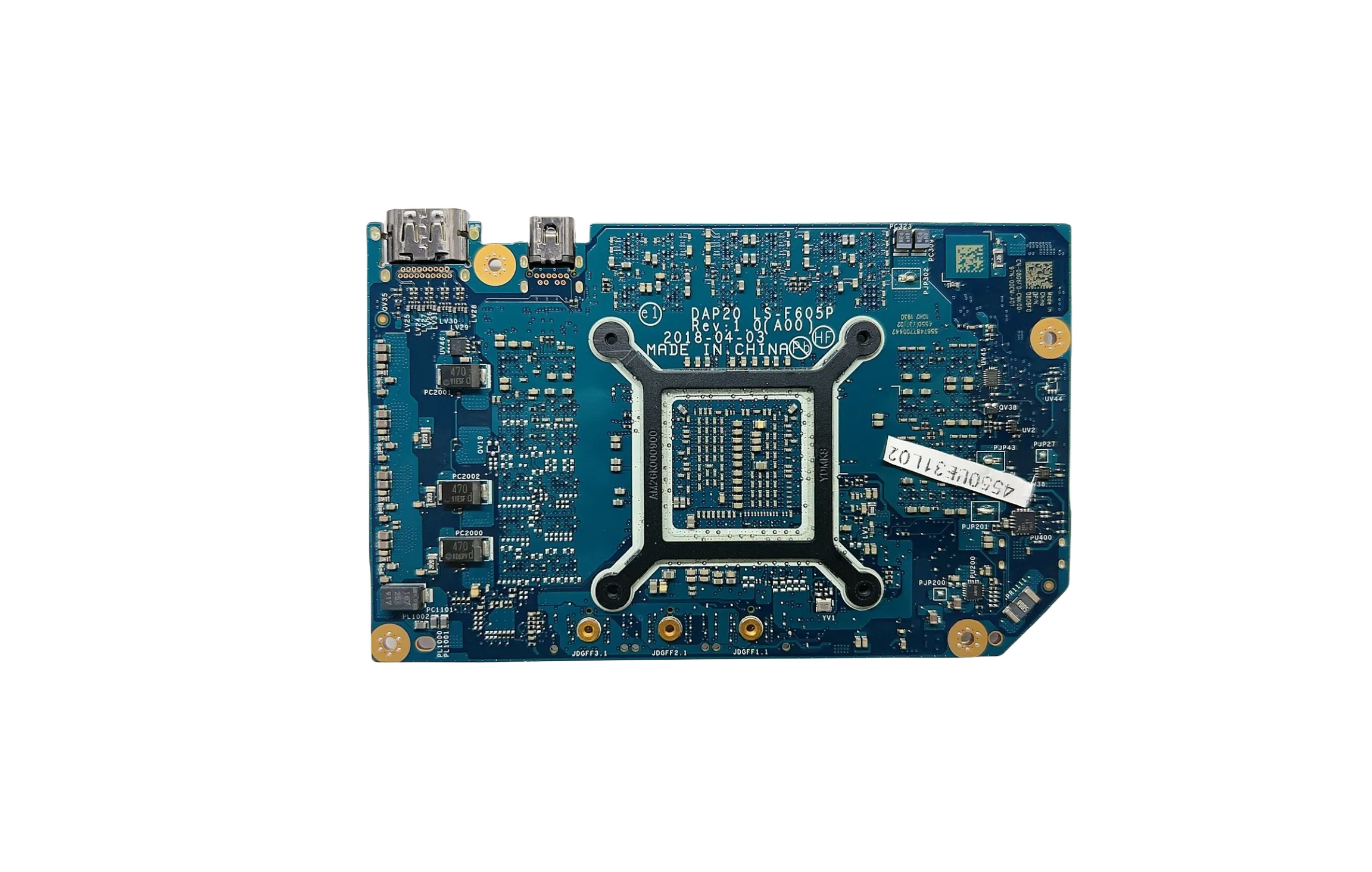 08G6F0 8G6F0 P3200 6GB GDDR5 Video N18E-Q1-KA-A1 DAP20 LS-F605P For Dell Precision 7540 7730 7740 Graphics Card100% Test ok