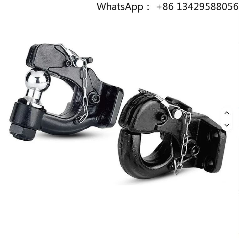 Hight Quclity Combination Towing Pintle Hook With 2" Ball , 5/8" Hitch Pin Steel Pintle Hooks and Mounts