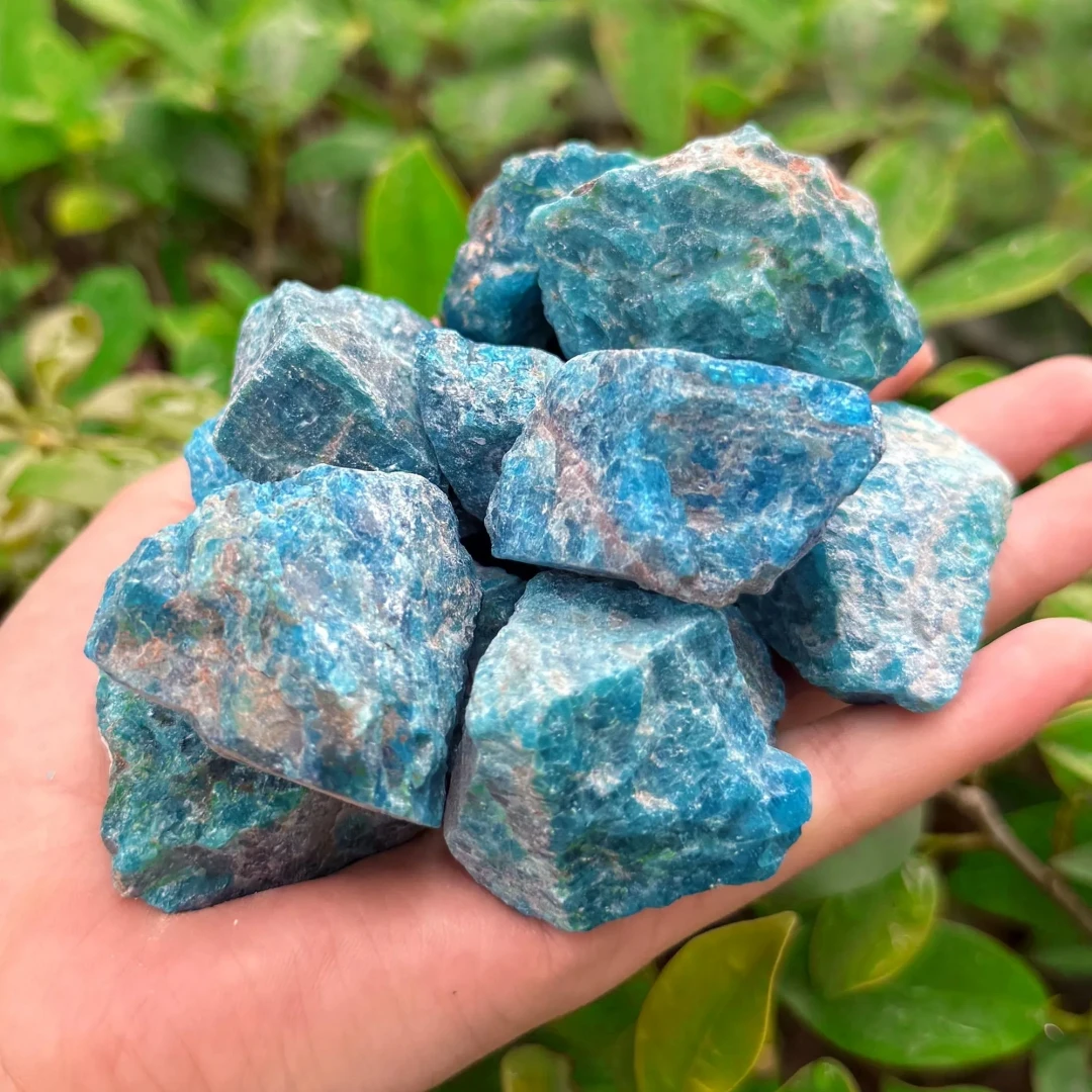 40g/120g/240g 천연 블루 아파타이트 원석,  - Bonsai Garden Gift 리뷰 및 가격