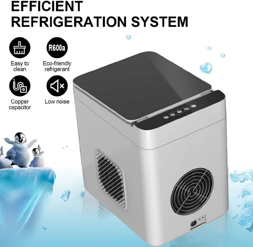 Produttore di mini cubi proiettili portatili intelligenti da 220 V Il nuovo motore desktop in plastica di alta qualità produce 9 cubi 2