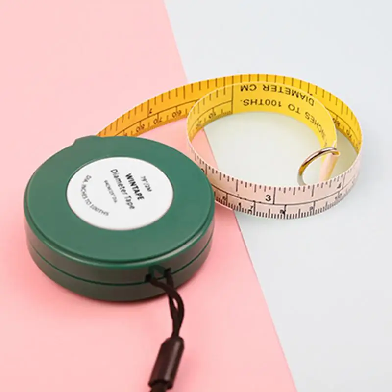 Tree Diameter Tape 2000 mm 79 inch PVC Soft Retractable Measuring Tape Professional Gardening Tree Ruler Meter Measuring Tool