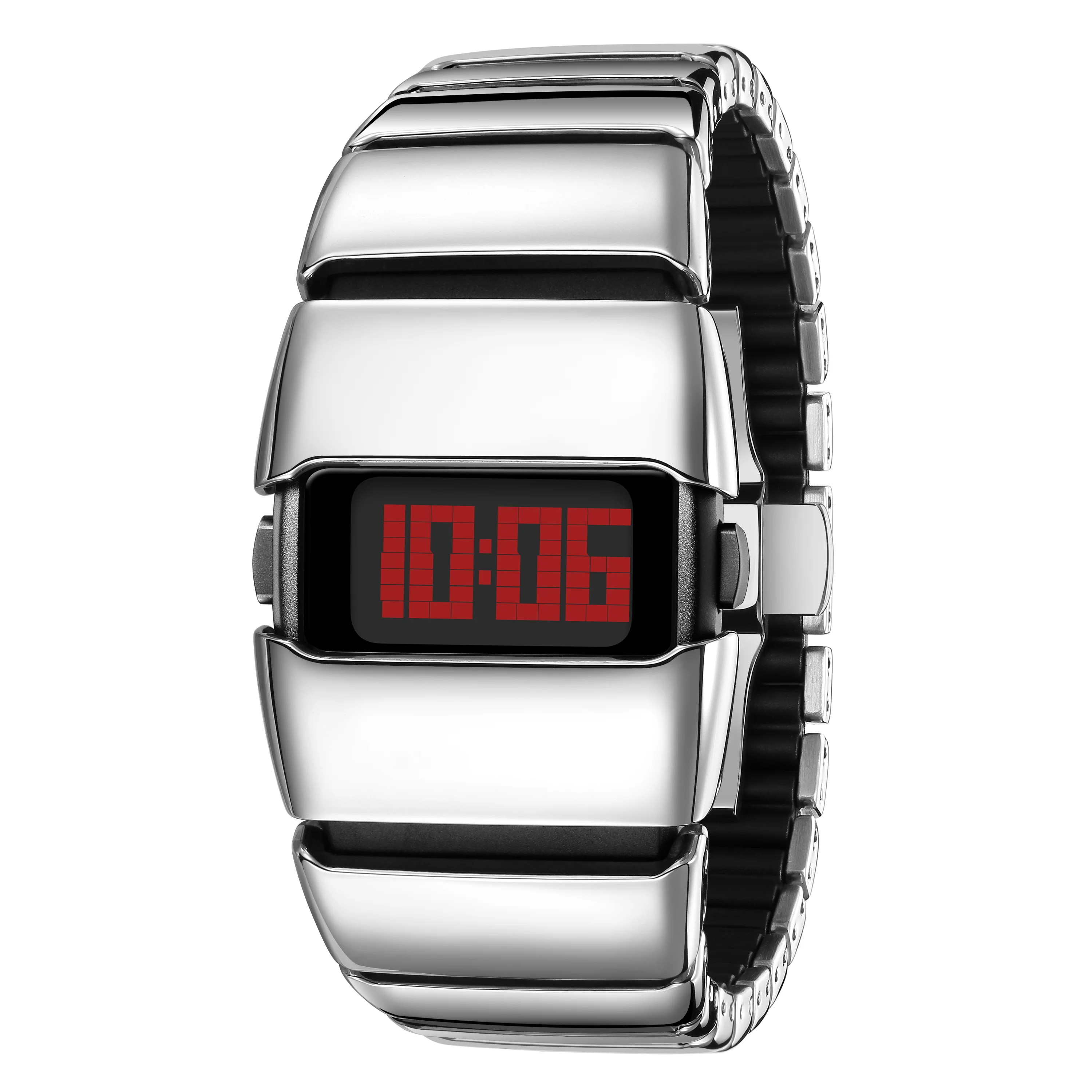 IB DESIGN Unique Metal Watches Retro-futuristic BENLY Watches For Men Punk Fashion Electronic Trendy Stylish Y2K Watches X6000