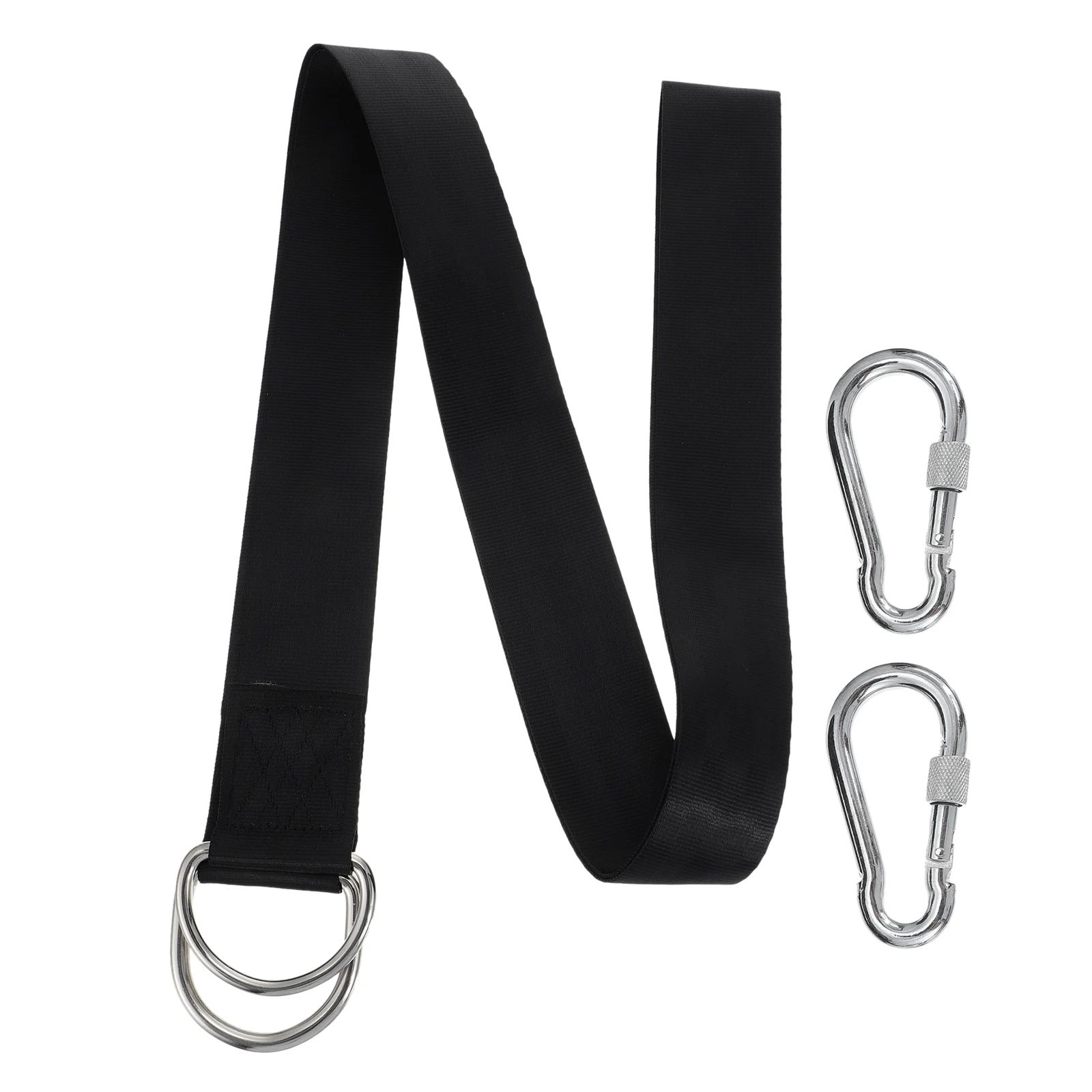 

Hammock Straps Durable Polyester Stainless Steel Safety Buckles No Drill Outdoor Swing Tree Hanging Straps Strong Load Bearing