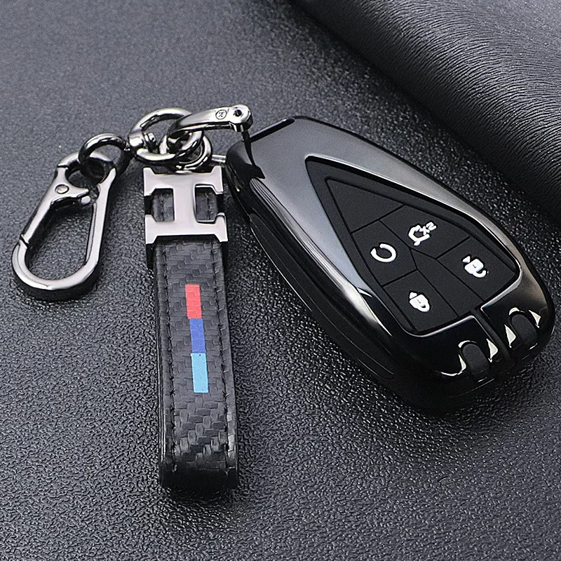 Changan CS35PLUS Creative High-End Car Key Case UNI-V Nunique Design Long-Lasting Leather Key Cover Premium Quality Car Accessor