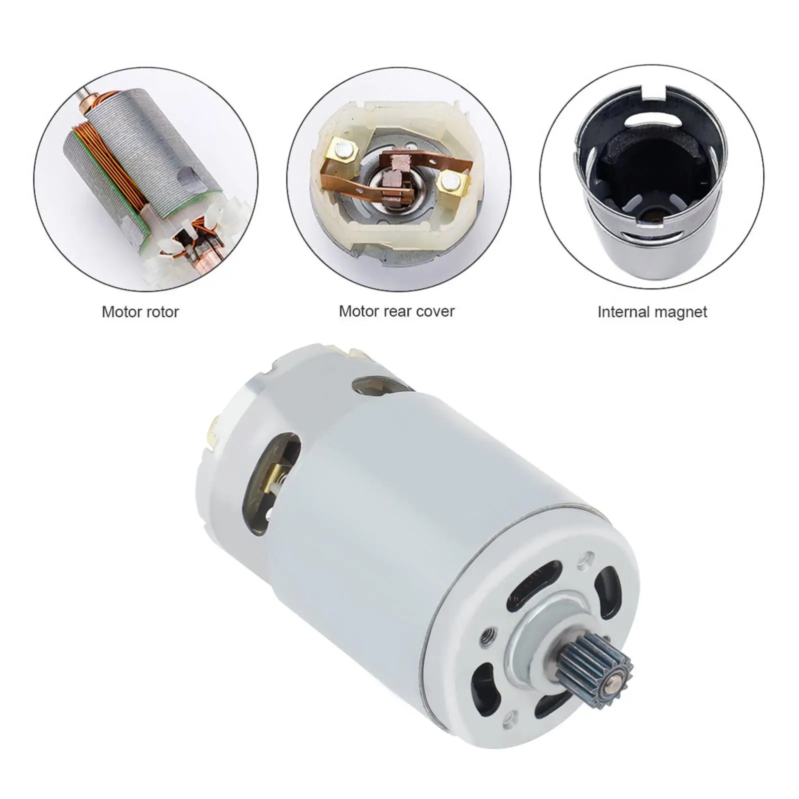 14 Teeth DC Motor 8.2mm Gear Micro Motor 25000RPM 21V Lithium Electric Saw Motor for Mini Saw Reciprocating Saw Hand