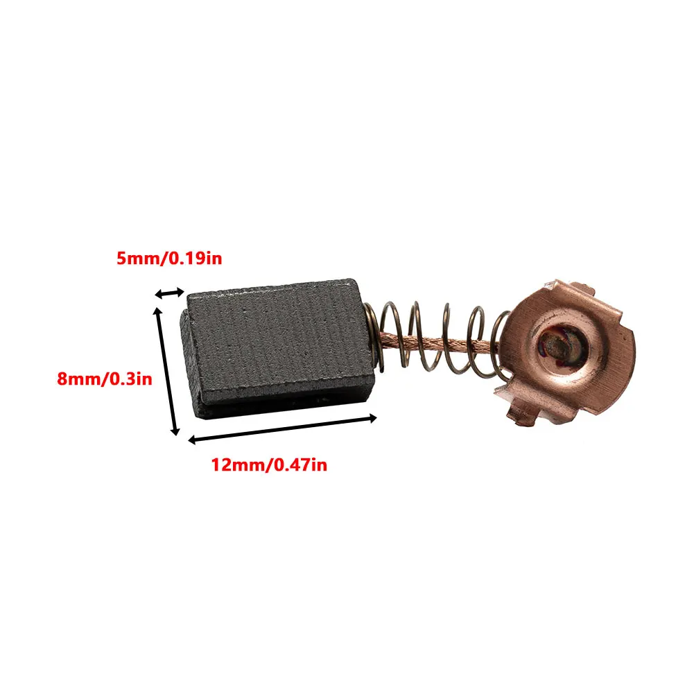 

Angle Grinder Grinding Brush 12X8X5mm Accessories Carbon & Metal Compatible With WS125 Electric Motor Brand New