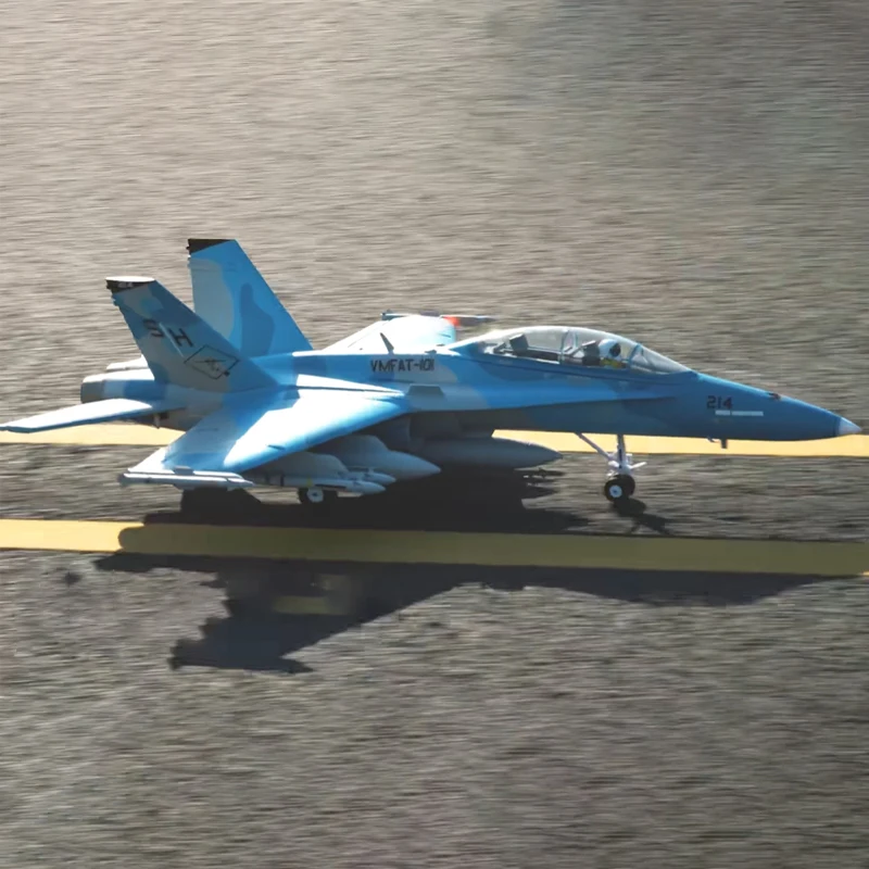 

Радиоуправляемый самолет FMSRC 64 мм F-18 F18 Hornet Fighter Канальный вентилятор EDF Jet Модель Хобби Самолет Avion PNP A18 A-18 F/A-18