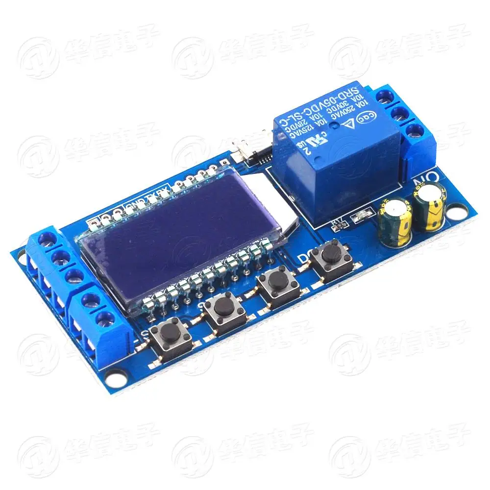 One way relay module delay power off disconnect trigger delay cycle timing circuit switch XY-LJ02