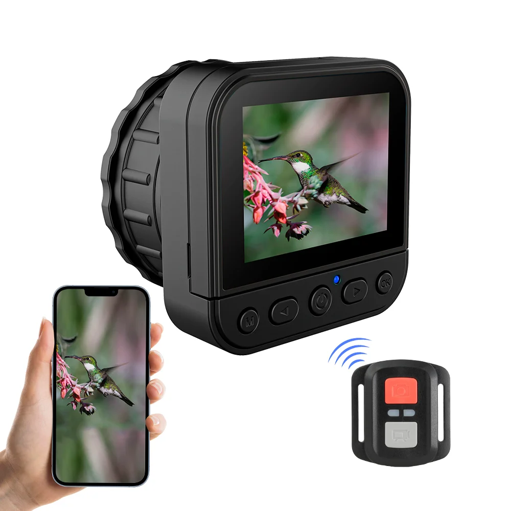 New 2.4G WIFI Electronic Eyepiece 64MP 4K HD 16X Digital Astronomical Telescope Eyepiece Electronic Camera Screen