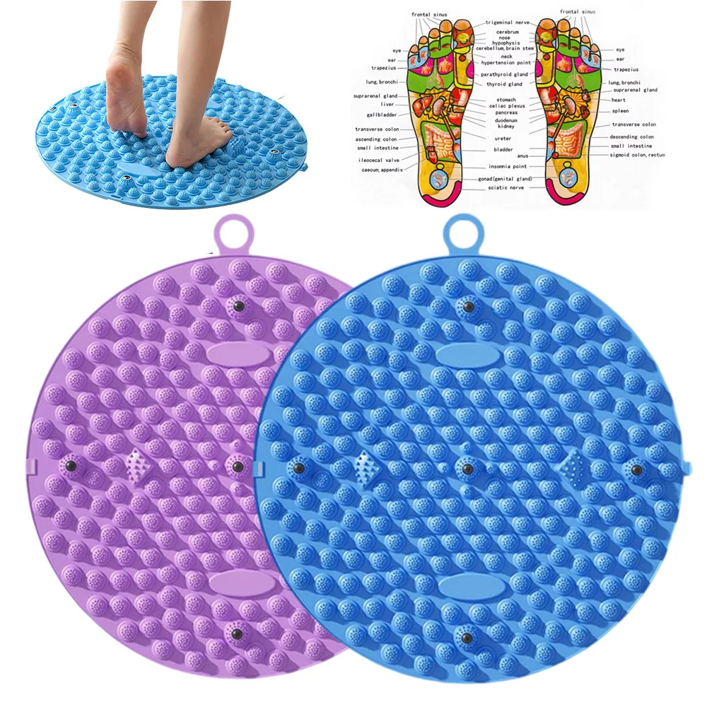 

Foot Training Massage Pad Yoga Acupressure Board Home Fitness Exercise Acupuncture Mat Feet Muscle Relax Finger Pressing Tool