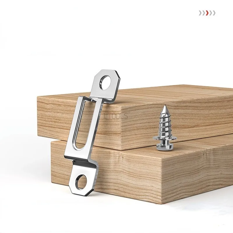 Woodworking Invisible Two In One Carpentry Connector Screw Wardrobe Accessories Cabinet Body Furniture Combined Fastener