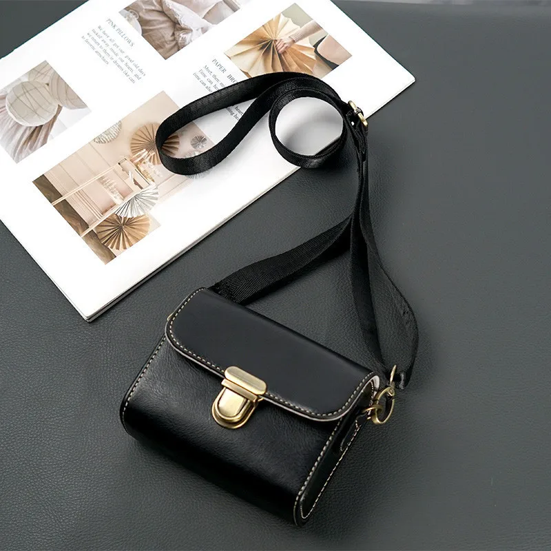 Camera Accessories PU Leather Cover Casing Camera Case For Canon G7 X Mark III G9X G7X II PowerShot V10 Portable Shoulder Bag