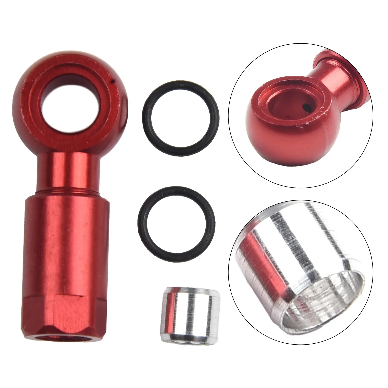 High Quality Practical Olive Connector Component Parts Replacement 1 Pc Adapter Aluminum Alloy Bike Accessories