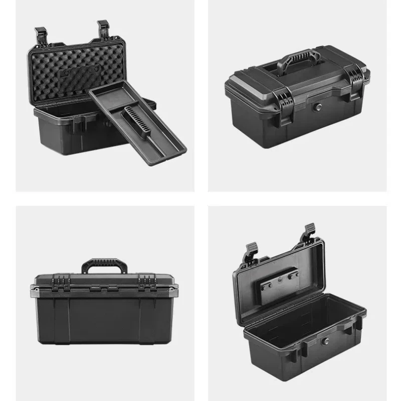 Portable Thicken Plastic Tool Box Waterproof Household Hardware Toolbox Electric Tool Storage Protective Shockproof Suitcase