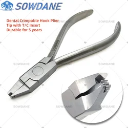 Dental Orthodontic Crimping Plier Crimpable Hook Pliers Hook Placing Plier Universal Type Stainless Steel Dentist Instrument