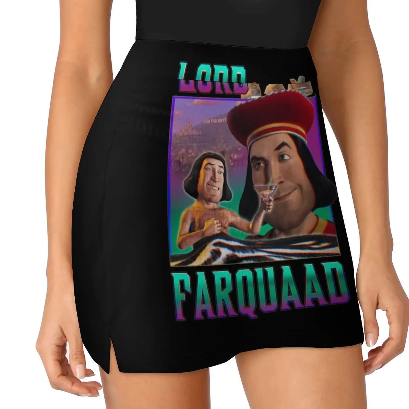 

Lord Farquaad Mini Skirt skorts for women korean clothes ladies