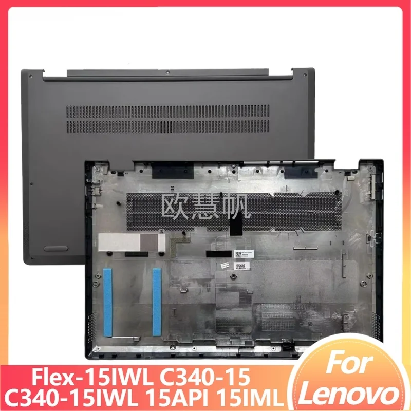 M New Repair Accessories for Lenovo IdeaPad Flex-15IWL C340-15 C340-15IWL 15API 15IML Laptop Bottom Case AP2G9000300 5CB0S17570