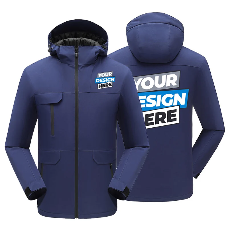 

Custom Logo Waterproof Jackets Windproof Warm & Durable Perfect for Outdoor Adventures Personalized Branding Available K99