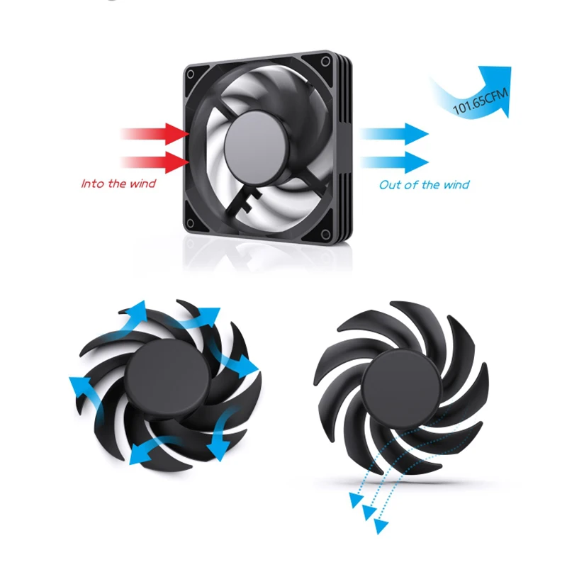 

Вентилятор Bykski, 12 см, охлаждение, 3000 об/мин, радиатор водяного охлаждения, корпус компьютера, кулер, радиатор, большой объем воздуха 120 мм, CF-AP3000EX-X