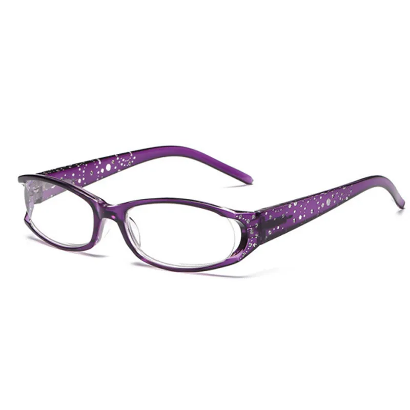 Óculos de leitura oval de olho de gato, óculos retro de imitação de diamante para leitor + 1.0 + 1.5 + 2.0 + 2.5 + 3.0 + 3.5 dioptria