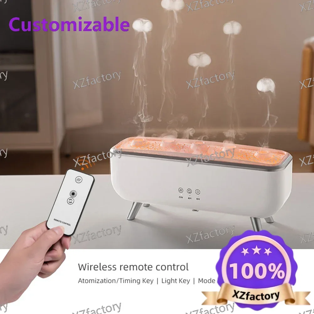 Factory Direct 2026 Top Rated300ml Dynamic Dancing Jellyfish Air Humidifier 5 Nozzles Colorful Lighting  Aromatherapy Diffuser 2