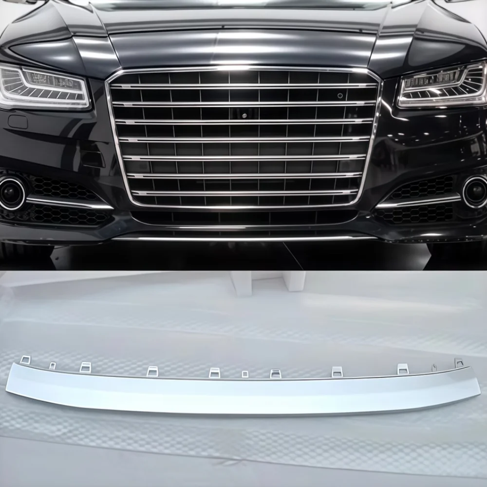 Voorbumper, onderste lip, chromen sierstrip 4H0807110C voor Audi A8 S8 2014-2017