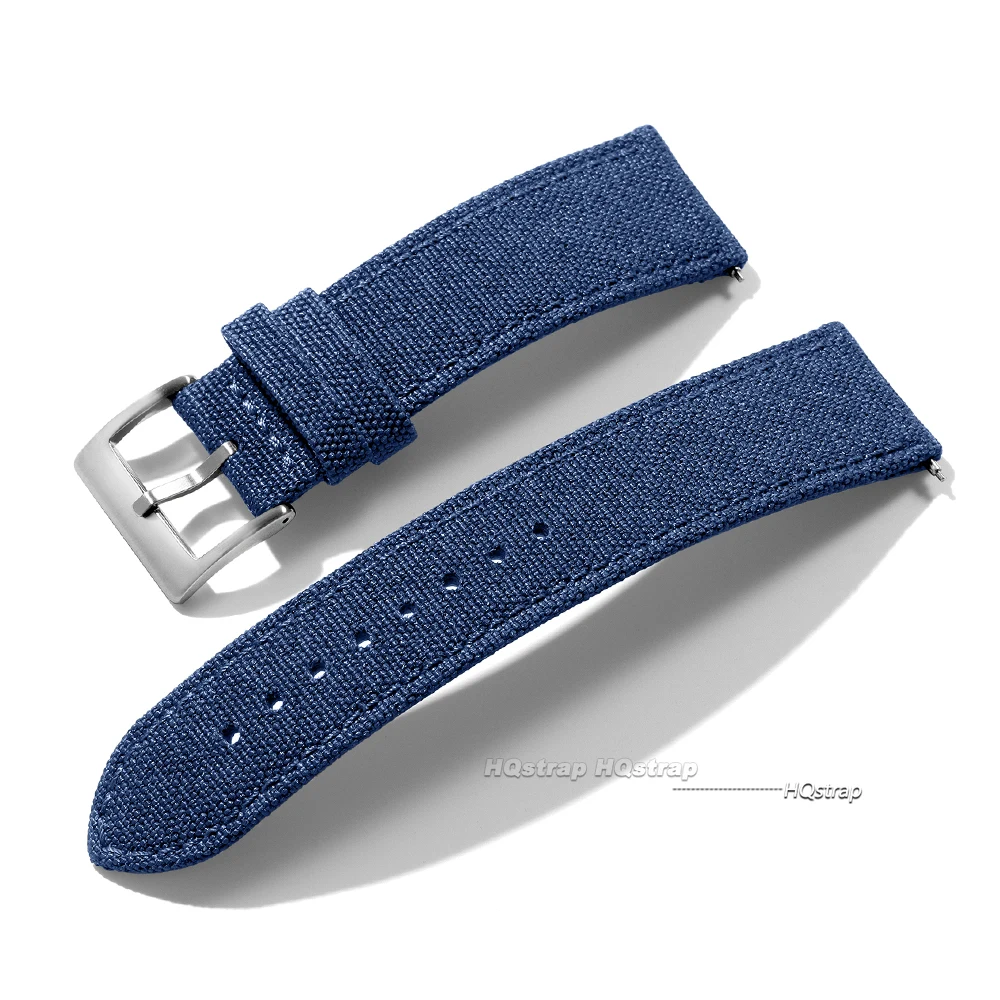 Sailcloth Uhrenarmband 20mm 22mm für Seiko Band Wasserdichtes Stoffarmband Schnellverschluss-Armband Hochwertiger Damengürtel
