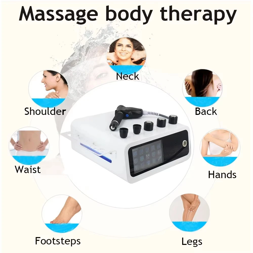 Máquina de ondas de choque 8bar, alivia a dor para tratamento ed, máquina profissional de terapia por ondas de choque, massageador de relaxamento corporal 2025 2q