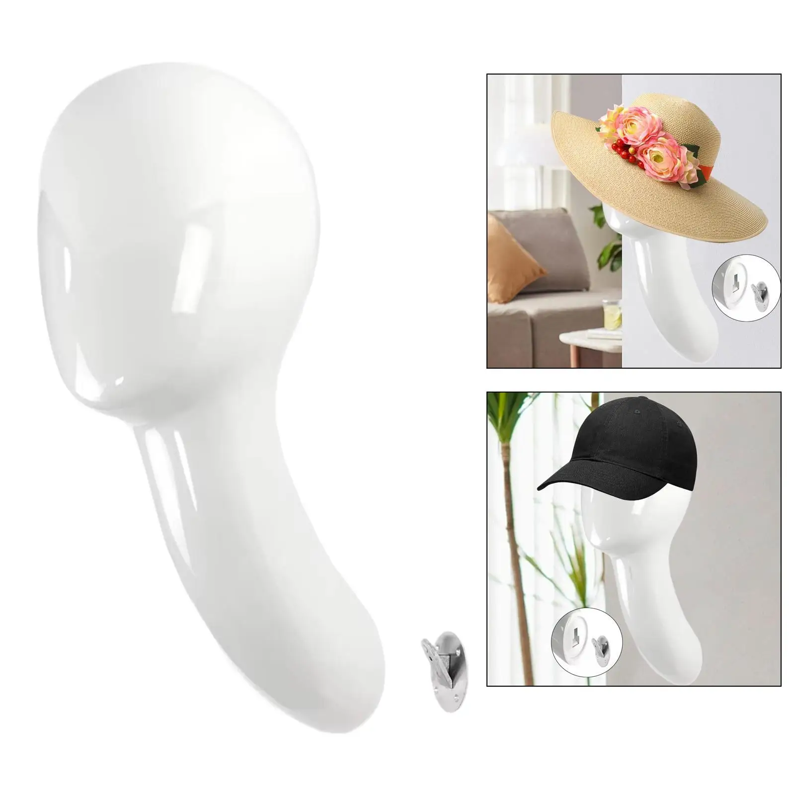 

Настенная подставка для парика, домашний декор, голова манекена для головных уборов, шапок, дома