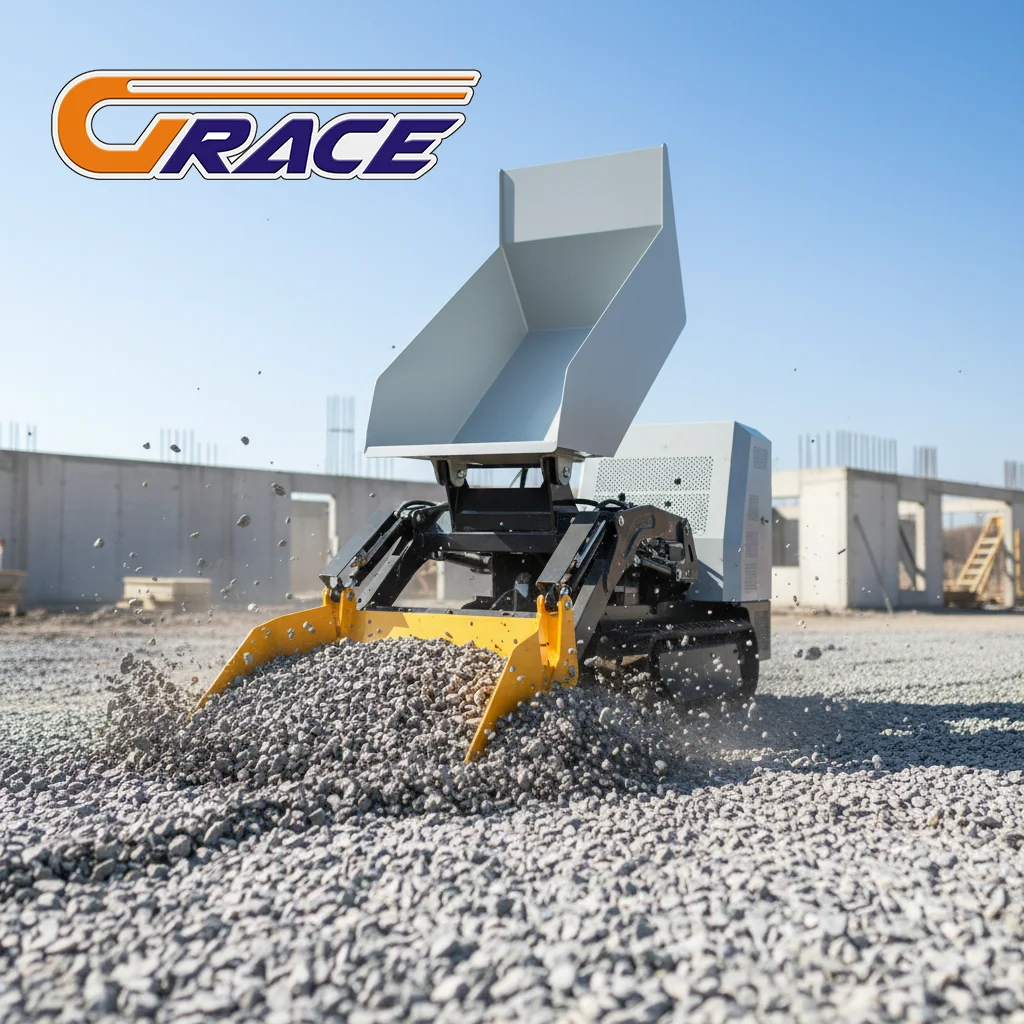 Customize Mini Tracked Dumper Fast Delivery Hydraulic Diesel Dump Truck Multifunctional 500kg Crawler Mini Dumper for Sale