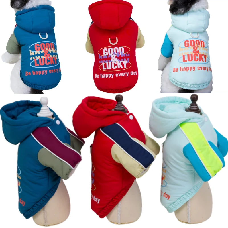 

Cotton Winter Warm Thicken Pet Dog Jacket Dog Clothes For Small Dogs Puppy Coat Chihuahua French Bulldog Pug Clothing Waterproof