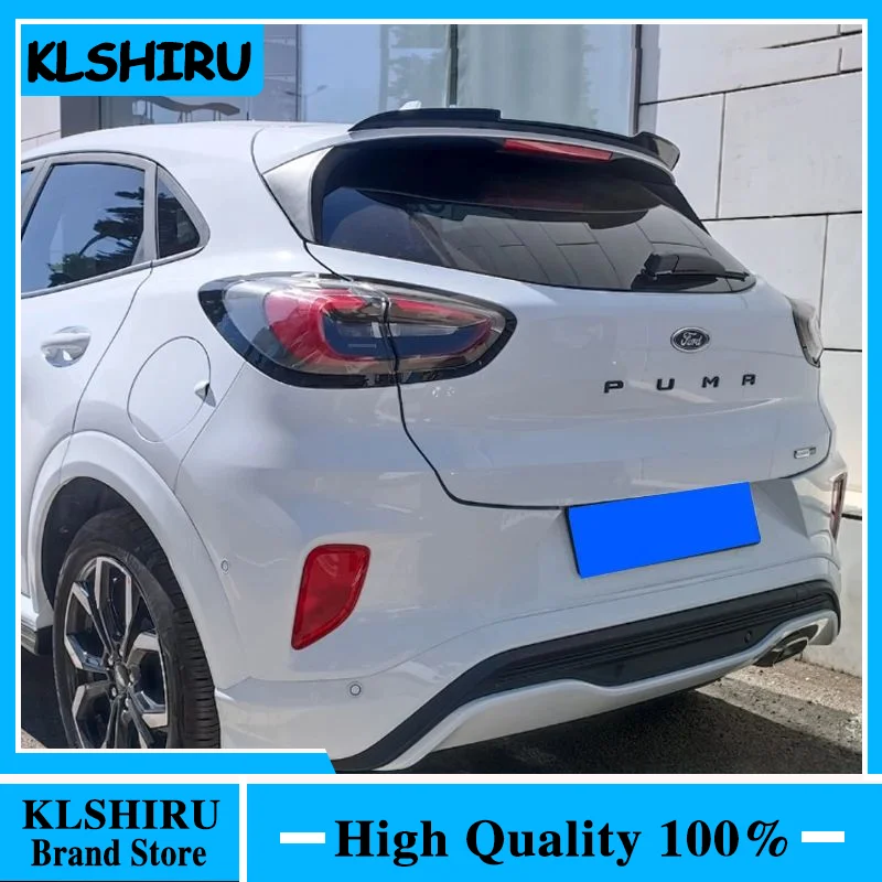 Ala di estensione spoiler posteriore nero super alto lucido PER FORD PUMA NUOVA FORD SHAPE ABS Hatchback Spoiler labbro auto spoiler