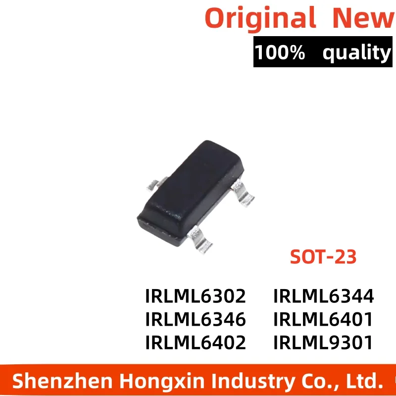 20PCS IRLML6302TRPBF 6401 6402 6344 6346 9301 9303 SMT SOT-23N Channel Field Effect Transistor