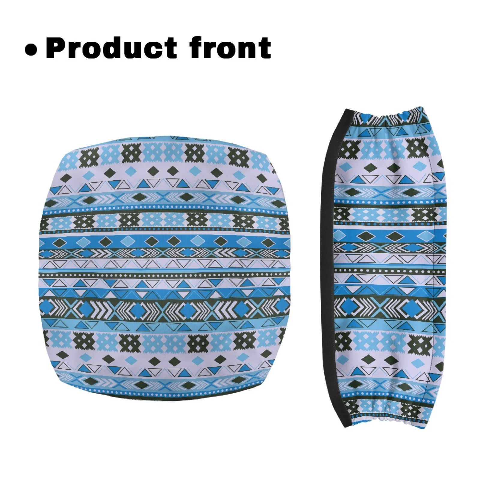 Coloranimal Batik Motif Pack of 2 Accessories for Walker Rollator Polyester Fabric Walker Seat Cover for Senior