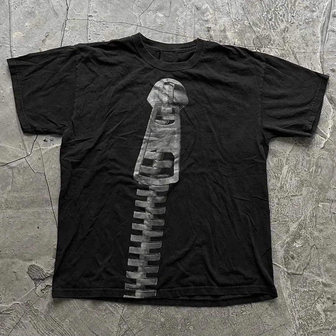 Y2k Tops Plus Size Streetwear Trendy Cotton Oversized Unisex New Model personality Clothes T-Shirt Breathable high quality soft