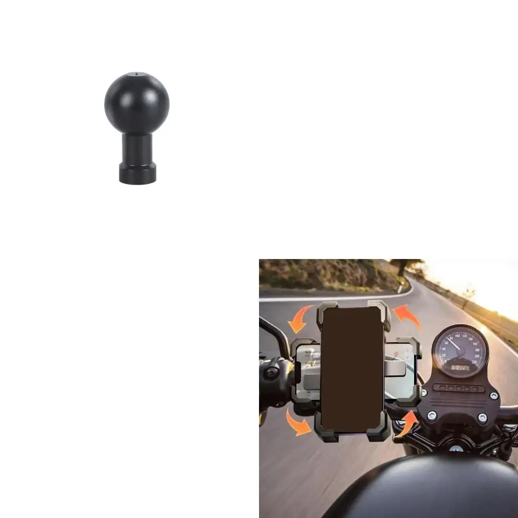 

Универсальный адаптер с шаровым соединителем диаметром 17 мм и винтом 1/4 для штативов и креплений для палок для селфи