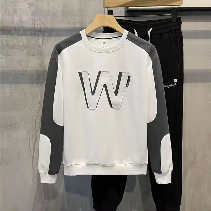 Crewneck Sweatshirts for Men Harajuku Fashion Funny Pastel Color New in Sweat Shirt Novelty and S Round Neck Man Pullover Green