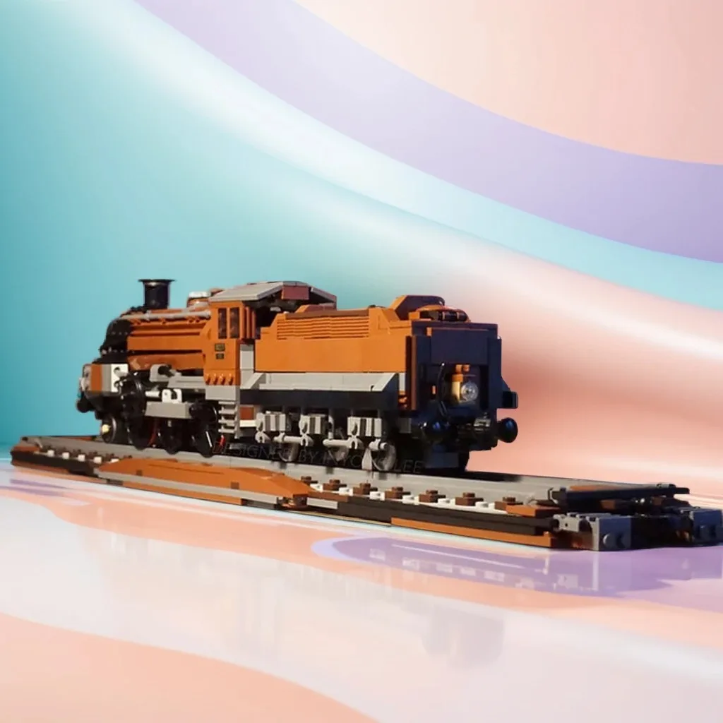 

1155pcs MOC Crocodile Locomotive Retro Steam Train DIY Model Building Blocks Birthday Toys Gift for Train Enthusiasts