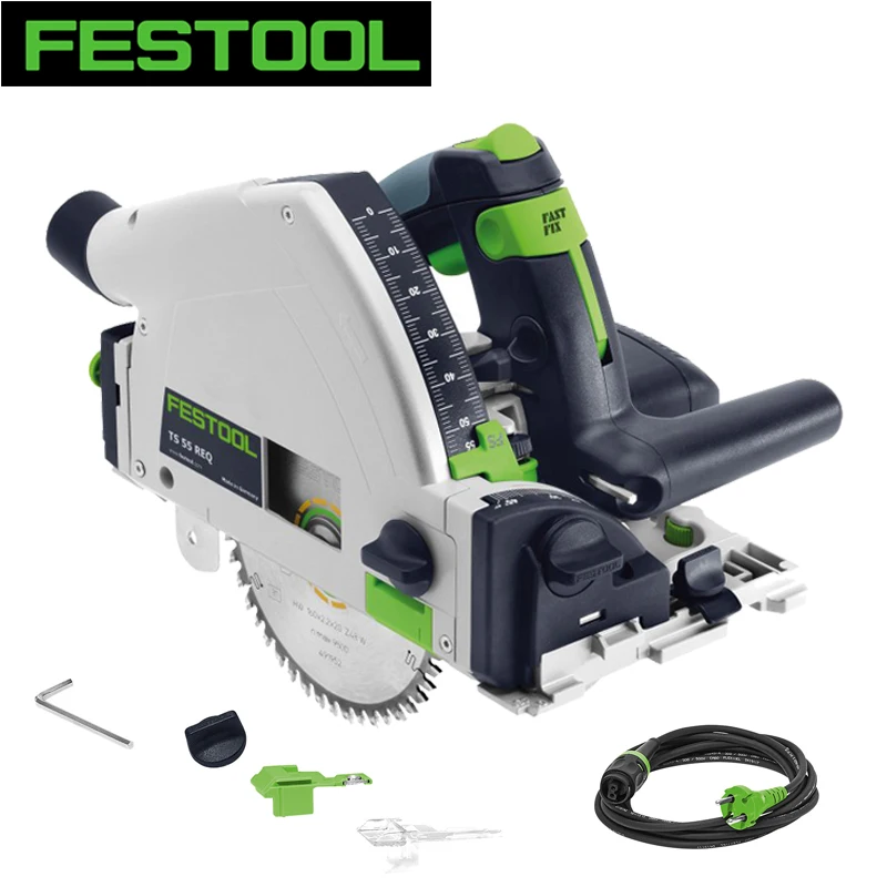 FESTOOL TS 55 FEBQ-Plus sega circolare a tuffo pista tagliata carpenteria di dimensioni fini utensile da taglio professionale di livello 220V 576710