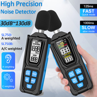 Digital Noise Meter Sound Level Meter Fast/Slow Adjustable Handheld DB Meter 30~130dB Audio Measuring Instrument Decibel Monitor