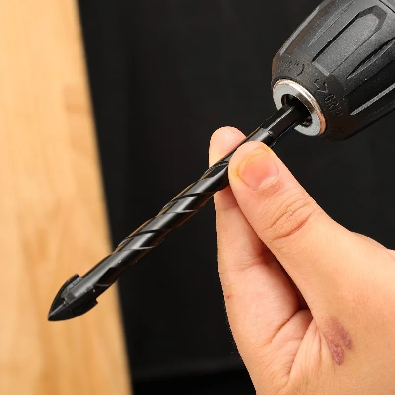 3/4/5/6/8/10/12mm cruz hex broca conjunto de perfuração rápida brocas de carboneto cruz interna três pontos chave de fenda bit ferramentas