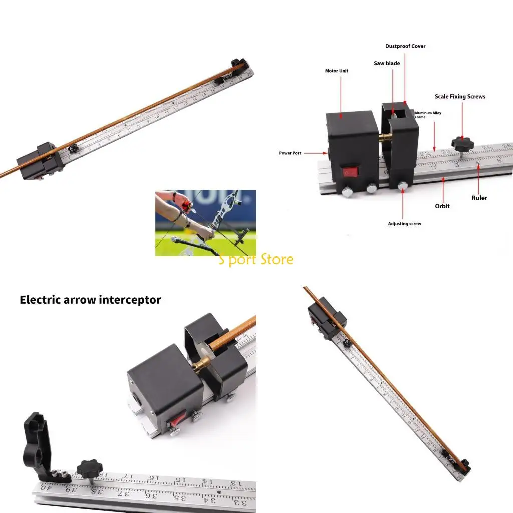 

U2JB Precisions Arrows Machining Tool With Bearing And Anti Vibration Rotations Test