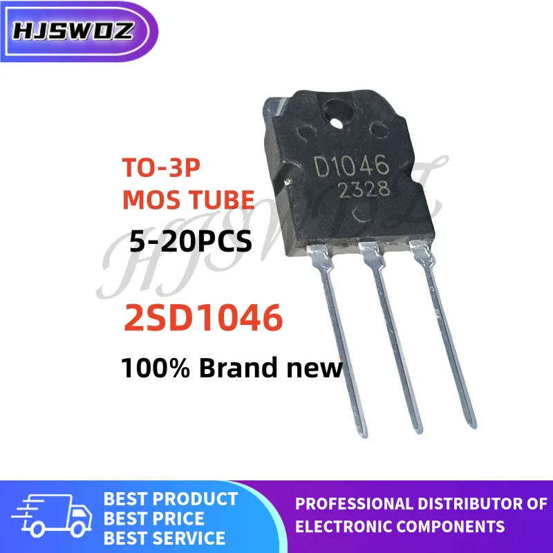 5PCS-20PCS 2SD1046 D1046 TO-3P MOS FET Field effect transistor 100% quality
