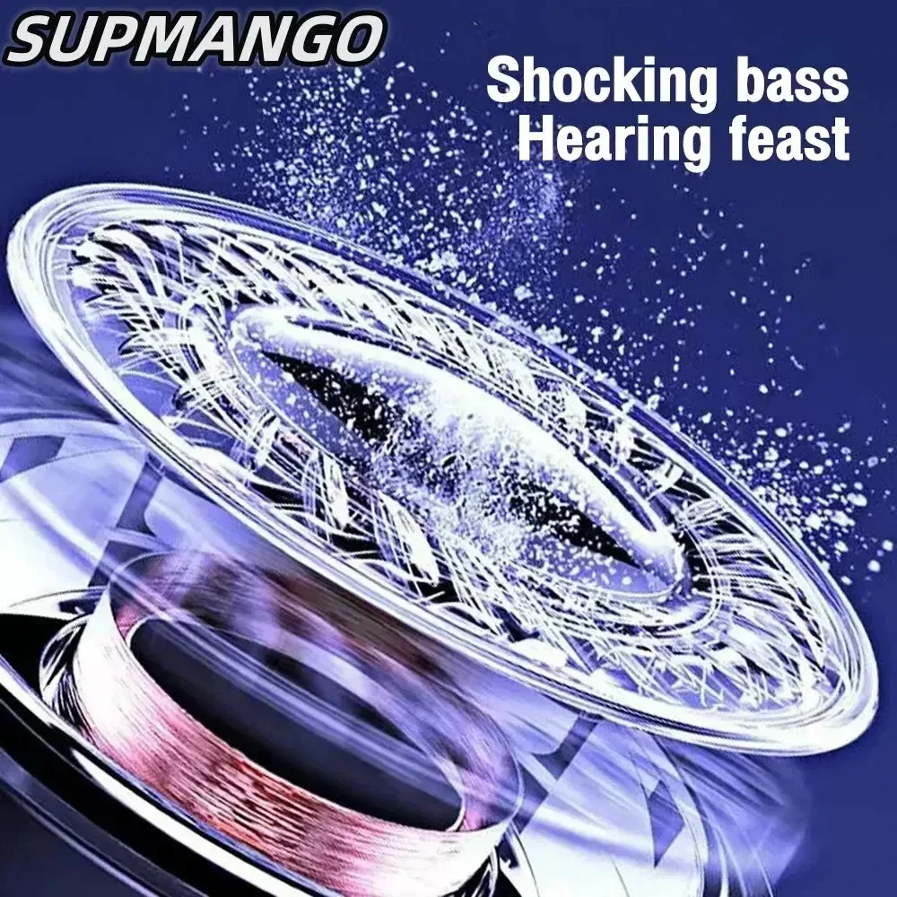 S12 Wireless Bluetooth Speaker Powerful Portable Subwoofer with LED Lights Car Audio Bass MP3 Player Sound System