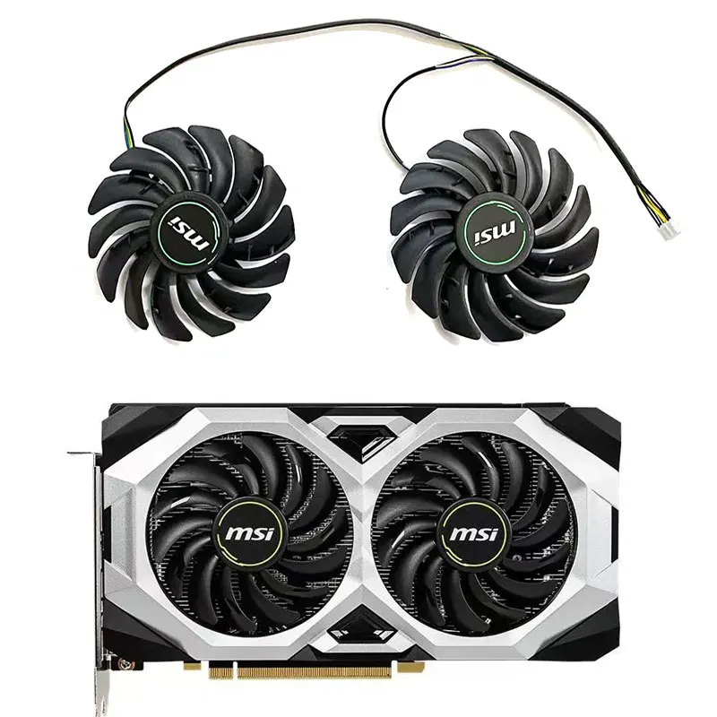 

Brand new dual ball GPU fan 85MM 4PIN PLD09210S12HH PLD09210B12HH for msi GeForce GTX 1660 SUPER Ti VENTUS XS graphics card