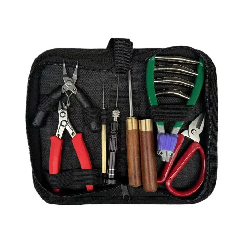 Limited Offer New Practical Badminton Racket Tennis Wire Pulling Machine, Threading Kit Set, Black.